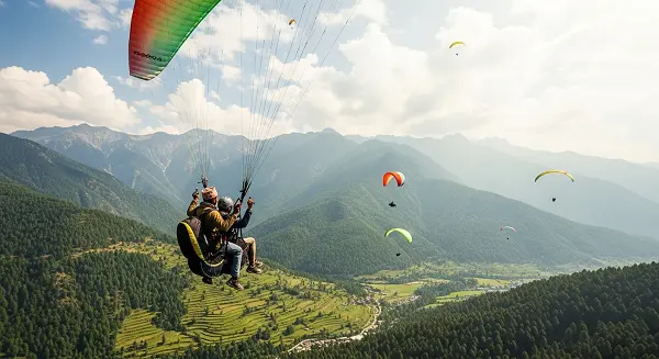 Paragliding in Bir Billing