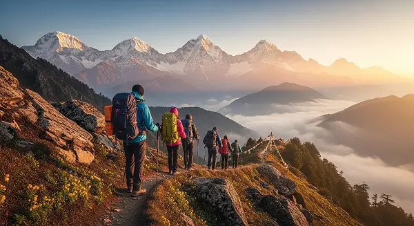 Trekking in Himalayas