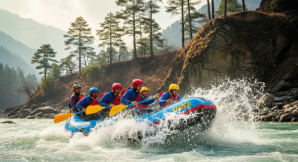 River rafting in Kullu